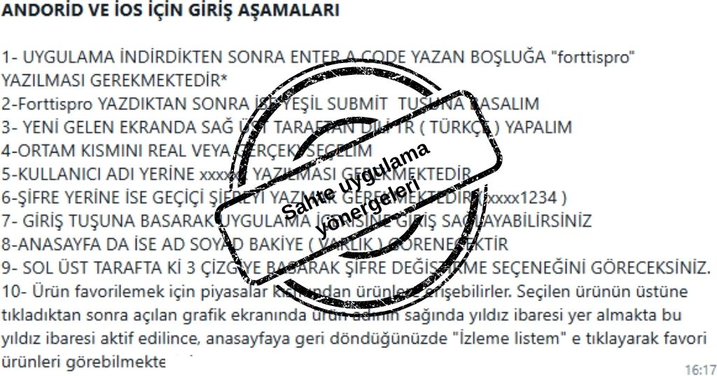 fortis sahte yonerge | Savun Hukuk Danışmanlık