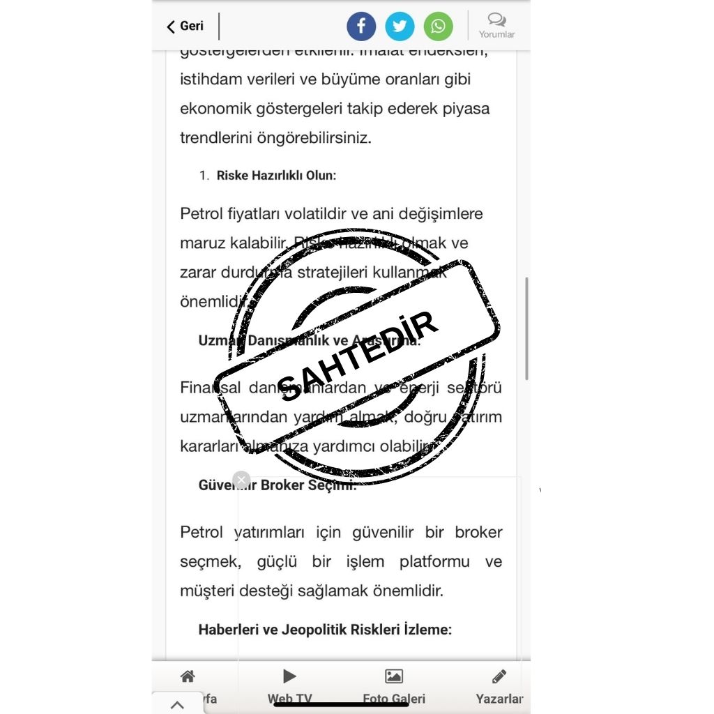 NVR Invest Forex Dolandırıcılığı 7 sahtenvrhaber2 | Savun Hukuk Danışmanlık