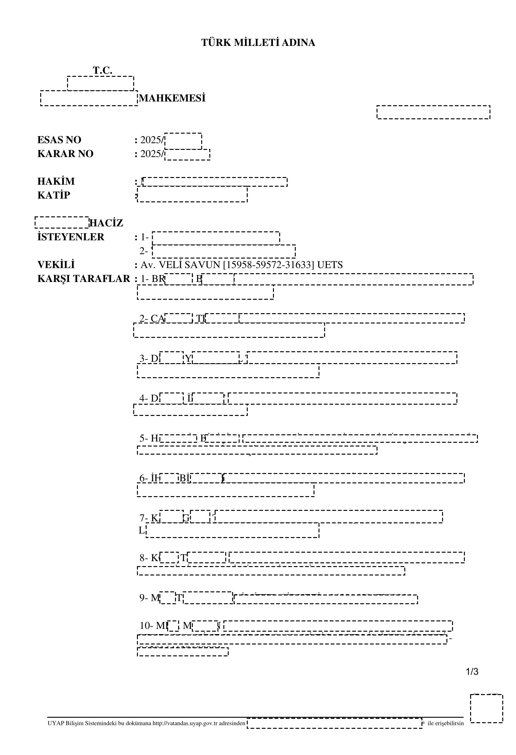 karar 8 milyon bakiye 1 1 | Savun Hukuk Danışmanlık