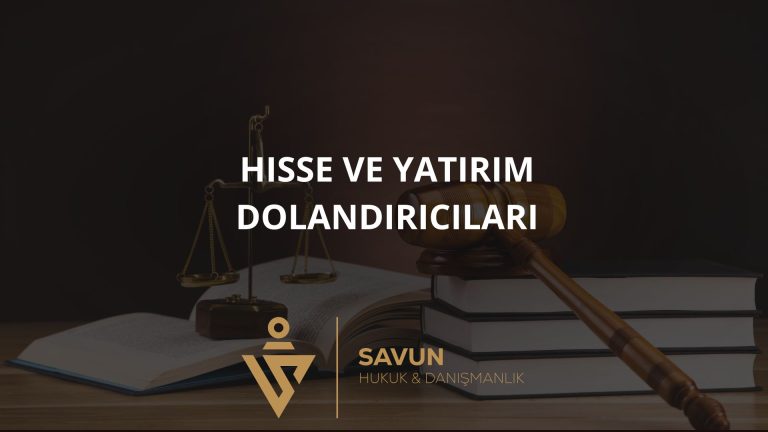 Hisse ve Yatırım Dolandırıcıları