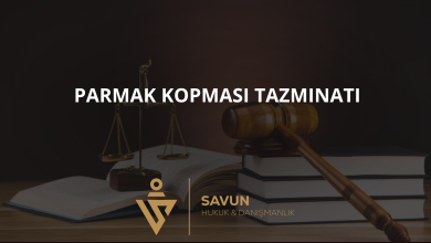 is kazasi parmak kopmasi tazminati | Savun Hukuk Danışmanlık