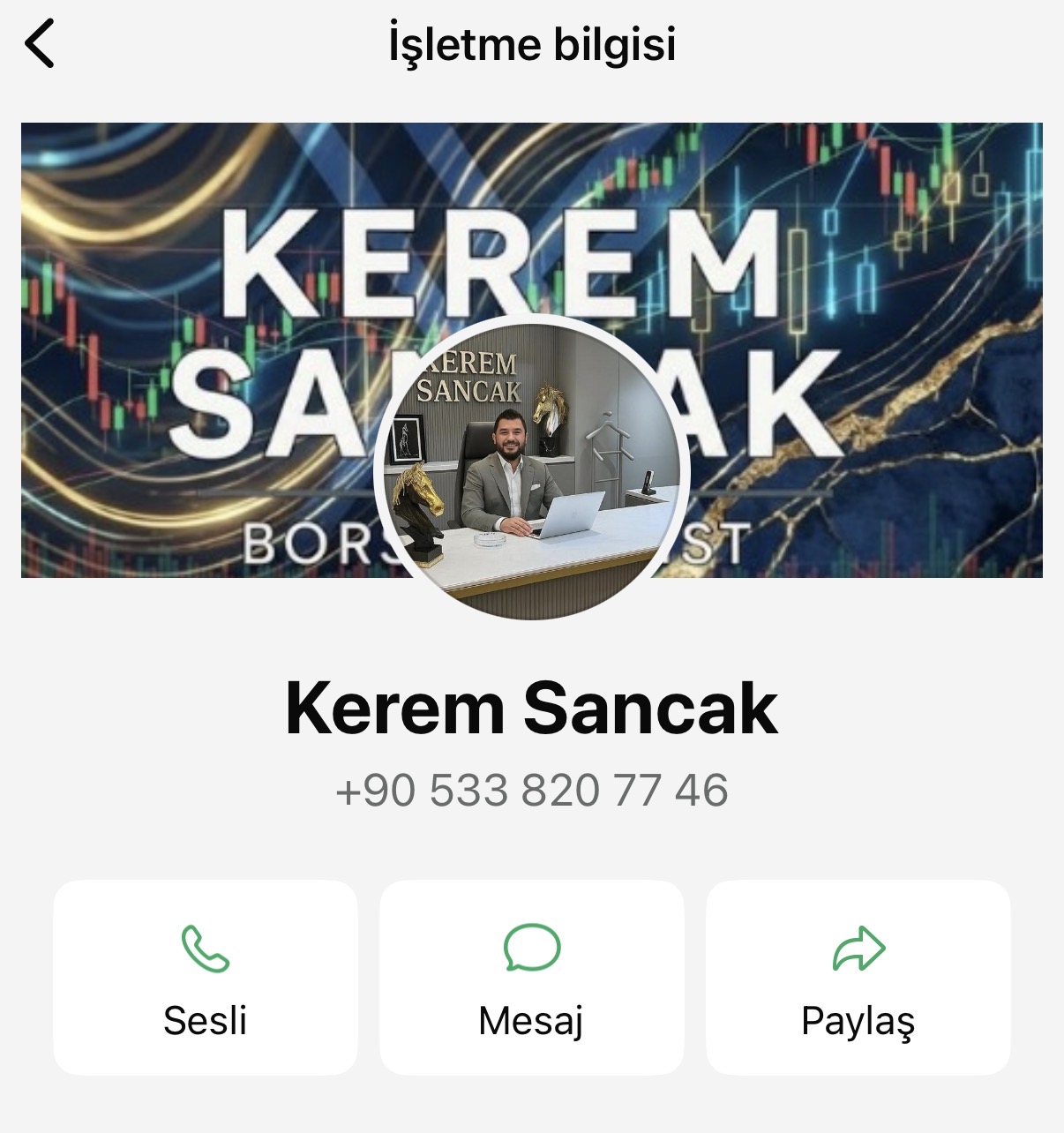 Kerem Sancak İşletme Profili