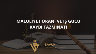 maluliyet orani is gucu kaybi tazminati | Savun Hukuk Danışmanlık