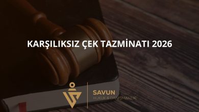 Karşılıksız Çek Tazminatı 2026