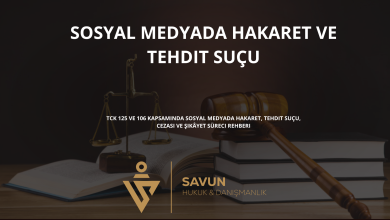 sosyal medyada hakaret ve tehdit sucu | Savun Hukuk Danışmanlık