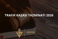 Trafik kazası tazminatı hesaplama 2026 — Savun Hukuk