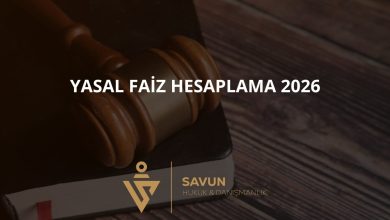 Yasal Faiz Hesaplama 2026
