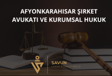 Afyonkarahisar Şirket Avukatı ve Kurumsal Hukuk Danışmanlığı