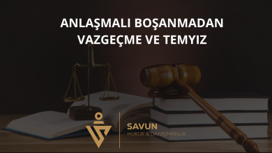 Anlaşmalı Boşanmadan Vazgeçme ve Temyiz