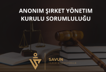 Anonim Şirket Yönetim Kurulu Sorumluluğu