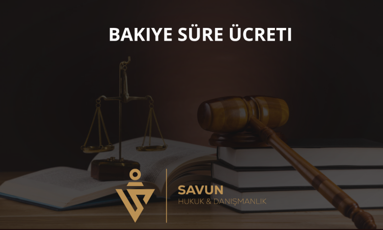Bakiye Süre Ücreti 1 Bakiye Süre Ücreti