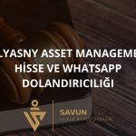 Balyasny Asset Management Hisse ve Whatsapp Dolandırıcılığı