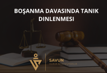 Boşanma Davasında Tanık Dinlenmesi
