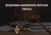 Boşanma Kararının Nüfusa Tescili
