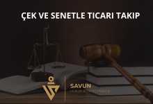 Çek ve Senetle Ticari Takip
