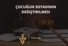 Çocuğun Soyadının Değiştirilmesi