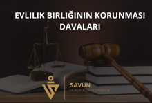Evlilik Birliğinin Korunması Davaları