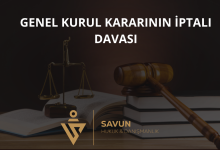 Genel Kurul Kararının İptali Davası