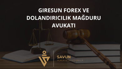Giresun Forex ve Dolandırıcılık Mağduru Avukatı