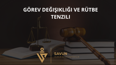 Görev Değişikliği ve Rütbe Tenzili