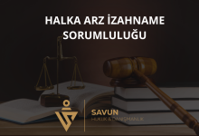 Halka Arz İzahname Sorumluluğu