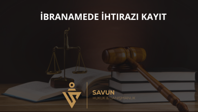 İbranamede İhtirazi Kayıt