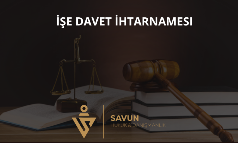 İşe Davet İhtarnamesi