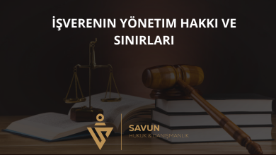 İşverenin Yönetim Hakkı ve Sınırları 4 İşverenin Yönetim Hakkı ve Sınırları
