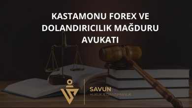 Kastamonu Forex ve Dolandırıcılık Mağduru Avukatı