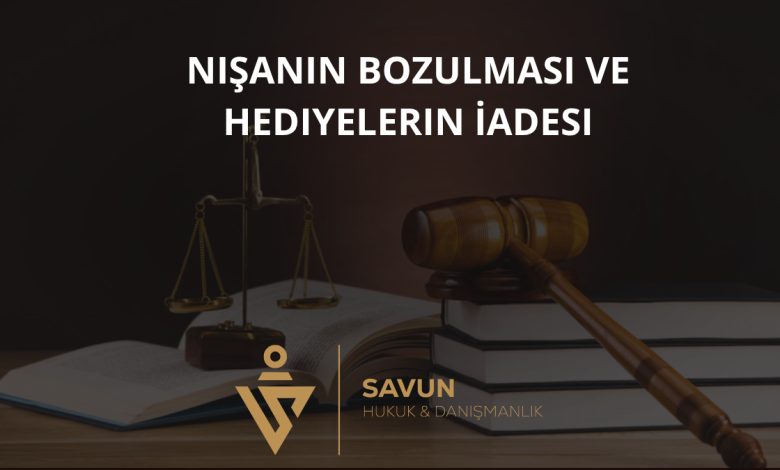 Nişanın Bozulması ve Hediyelerin İadesi 1 Nişanın Bozulması ve Hediyelerin İadesi