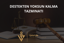 Destekten Yoksun Kalma Tazminatı