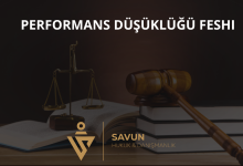 Performans Düşüklüğü Feshi