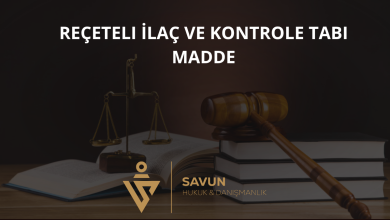 Reçeteli İlaç ve Kontrole Tabi Madde Suçları 2 Reçeteli İlaç ve Kontrole Tabi Madde