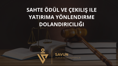 Sahte Ödül ve Çekiliş ile Yatırıma Yönlendirme Dolandırıcılığı