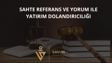 Sahte Referans ve Yorum ile Yatırım Dolandırıcılığı 5 Sahte Referans ve Yorum ile Yatırım Dolandırıcılığı