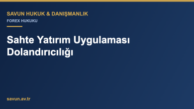 Sahte Yatırım Uygulaması Dolandırıcılığı