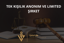 Tek Kişilik Anonim ve Limited Şirket