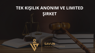 Tek Kişilik Anonim ve Limited Şirket 5 Tek Kişilik Anonim ve Limited Şirket