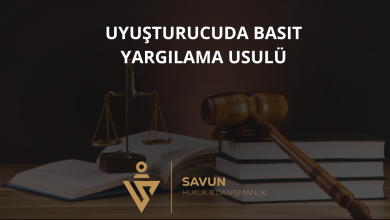 Uyuşturucu Suçunda Basit Yargılama Usulü 3 Uyuşturucuda Basit Yargılama Usulü