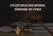 Uyuşturucuda Bozma, Direnme ve Uyma