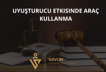 Uyuşturucu Etkisinde Araç Kullanma