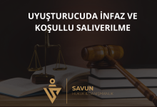 Uyuşturucuda İnfaz ve Koşullu Salıverilme