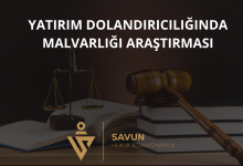 Yatırım Dolandırıcılığında Malvarlığı Araştırması ve Tespiti