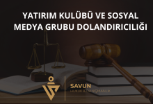 Yatırım Kulübü ve Sosyal Medya Grubu Dolandırıcılığı