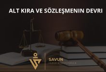 Alt Kira ve Sözleşmenin Devri