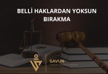 TCK 53 Hak Yoksunluğu