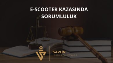 Elektrikli Scooter Kazasında Sorumluluk