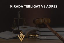 Kirada Tebligat ve Adres