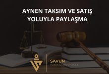 Aynen Taksim ve Satış Yoluyla Paylaşma