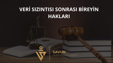 Veri Sızıntısı Sonrası Bireyin Hakları 5 Veri Sızıntısı Sonrası Bireyin Hakları